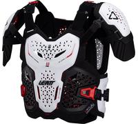 Leatt 5.5 Pro Evo Plastron, blanc, taille L XL pour homme