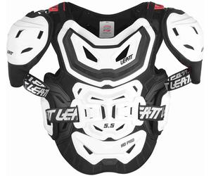 Leatt 5.5 Pro HD Protecteur thoracique, blanc, taille S M L XL pour homme