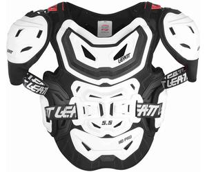 Leatt 5.5 Pro HD Protecteur thoracique, Blanc, Taille S-XL