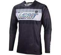 Leatt 5.5 Ultraweld 2024 Maillot de motocross, noir-gris-blanc, taille XL pour homme
