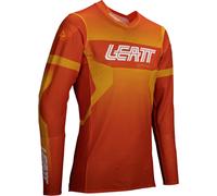 Leatt 5.5 UltraWeld 2025 Maillot de motocross, jaune-orange, taille S pour homme