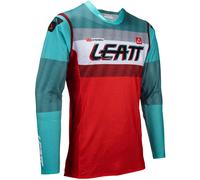 Leatt 5.5 UltraWeld S24 Fuel, maillot L Rouge/Turquoise/Blanc Rouge/Turquoise/Blanc