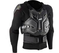 Leatt Veste protectrice Bib 6.5 - Graphene, protection niveau 1/2 - S (160-166 cm) Gris foncé