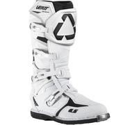 Leatt Bottes de motocross 6.5 Taille 8 US Blanc/Noir