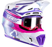 Leatt 7.5 V26, casque de motocross M Blanc/Fuchsia/Mauve/Turquoise Blanc/Fuchsia/Mauve/Turquoise