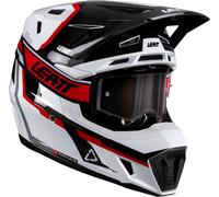 Leatt 7.5 V26, casque de motocross S Blanc/Noir/Rouge Blanc/Noir/Rouge