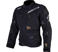 Leatt ADV DriTour 7.5 veste textile de moto imperméable, noir-gris, taille 5XL pour homme