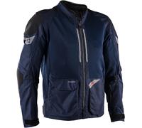 Leatt ADV FlowTour 4.5 Short Veste textile moto, bleu, Taille L