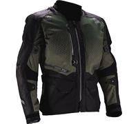 Leatt ADV Flowtour 5.5 Veste textile de moto imperméable, noir/olive, Taille M