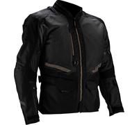 Leatt Veste Adventure FlowTour 5.5 textile imperméable XL Noir/Gris foncé/Or