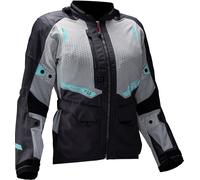 Leatt ADV Flowtour 5.5 Veste textile de moto pour femmes, Gris foncé/gris clair, Taille S
