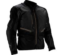 Leatt ADV FlowTour 5.5, veste textile imperméable S Noir/Gris Foncé/Or Noir/Gris Foncé/Or