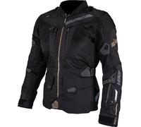 Leatt ADV FlowTour 7.5 veste textile de moto imperméable, noir/gris foncé, Taille L