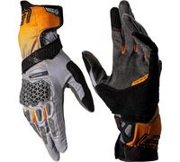 Leatt ADV Hydradri 5.5 Gants de moto imperméables, Noir/Gris/Orange, Taille 3XL