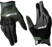 Leatt ADV HydraDri 5.5 Short, gants imperméables M Vert Foncé/Noir Vert Foncé/Noir