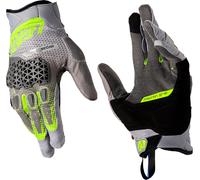 Leatt ADV Hydradri 5.5 Short Gants de moto imperméables, Vert/Gris, Taille S