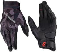 Leatt ADV HydraDri 7.5 Steel Short gants de moto imperméables, Gris foncé/Noir, Taille XL