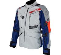 Leatt ADV Multitour 7.5 veste textile imperméable, gris-rouge-bleu, taille 2XL pour homme