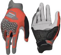 Leatt ADV Rally 5.5 Gants de moto, gris-rouge, taille S pour homme