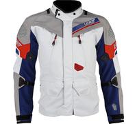 Leatt Adventure DriTour 7.5, veste textile imperméable XXL Gris Clair/Bleu/Rouge Gris Clair/Bleu/Rouge