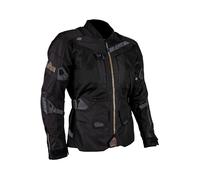 Leatt ADV FlowTour 7.5, veste textile imperméable L Noir/Gris Noir/Gris