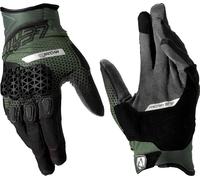 Leatt Adventure HydraDri 5.5 Short, gants imperméables L Vert Foncé/Noir Vert Foncé/Noir