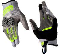 Leatt Adventure HydraDri 5.5 Short, gants imperméables S Gris Clair/Gris/Jaune Néon Gris Clair/Gris/Jaune Néon