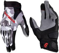 Leatt Adventure HydraDri 7.5 Camo Short, gants imperméables S Gris/Noir/Rouge Gris/Noir/Rouge