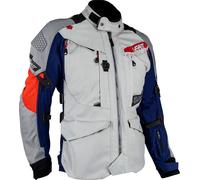 Leatt Adventure MultiTour 7.5, veste textile imperméable S Gris/Bleu/Rouge Gris/Bleu/Rouge
