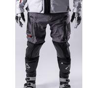 Leatt Adventure Rally 5.5, pantalon en textile XL Noir/Gris Noir/Gris
