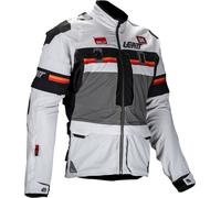 Leatt Adventure Rally 5.5, veste en textile XXL Gris Clair/Gris/Noir/Orange/Rouge Gris Clair/Gris/Noir/Orange/Rouge