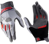 Leatt ADV X-Flow 5.5 Short, gants M Gris/Gris Clair/Rouge Gris/Gris Clair/Rouge