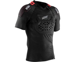 Leatt AirFlex, protectorhirt à manches courtes S Noir/Rouge Noir/Rouge