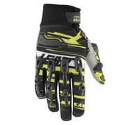 Leatt AirFlex Wind Gants, noir-jaune, taille 2XL pour homme