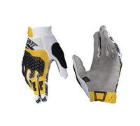 LEATT BIKE GLOVES MTB 4.0 LITE GLOVE GOLD COLOUR WHITE/GOLD/BLACK SIZE S