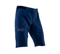 LEATT BIKE SHORTS MTB ENDURO 1.0 SHORTS DENIM COLOUR NAVY BLUE SIZE S
