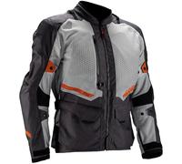 Leatt ADV FlowTour 5.5, veste textile imperméable L Gris Clair/Gris Foncé/Orange Gris Clair/Gris Foncé/Orange