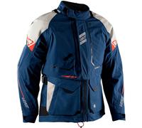 Leatt Veste textile imperméable Adventure MultiTour 8.5 V26 L Bleu Foncé/Gris Clair/Rouge