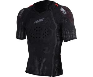 Leatt Body Tee ReaFlex Stealth Veste de protection à manches courtes, noir, Taille XS
