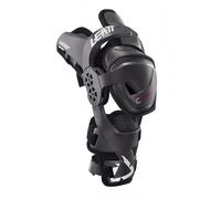 Leatt C-Frame Protecteurs de genou d'enfants, noir/gris, Taille unique