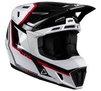Leatt 7.5 V26, casque de motocross M Blanc/Noir/Rouge Blanc/Noir/Rouge