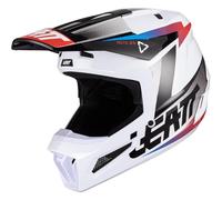 LEATT 2.5 Moto Helmet with 360° Turbine Technology- White S - 1024060481