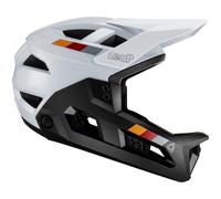 Casque Intégral Mtb Enduro 2.0 Avec Mentonnière Amovible Blanc/Noir LEATT Vélo