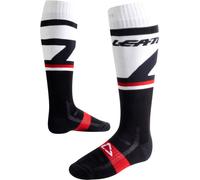 Leatt Coolmax Moto V26, chaussettes S/M Noir/Blanc/Rouge Noir/Blanc/Rouge