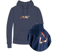 Leatt Core V26 Denim, sweat à capuche unisexe M Bleu Foncé/Rouge/Beige Bleu Foncé/Rouge/Beige