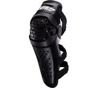 Leatt Dual Axis Pro Protège-genoux et tibias, noir, Taille L/XL