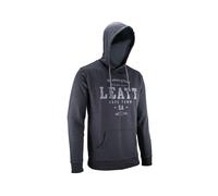 LEATT Felpa Gris Avec Capuche En Coton Organique Polyester Recyclé