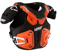 Leatt Fusion 2.0 Gilet protecteur pour enfants, orange, taille S M pour des gamins