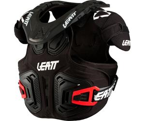 Leatt Fusion 2.0 S18, enfants de gilet Protector S/M Noir Noir