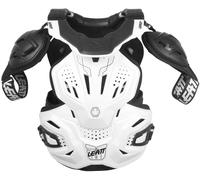 Leatt Fusion 3.0 Gilet protecteur, blanc, taille S M pour homme